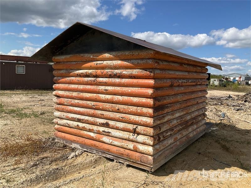 11 ft x 9 ft Skid-Mounted Steel Log Cabin Други ремаркета