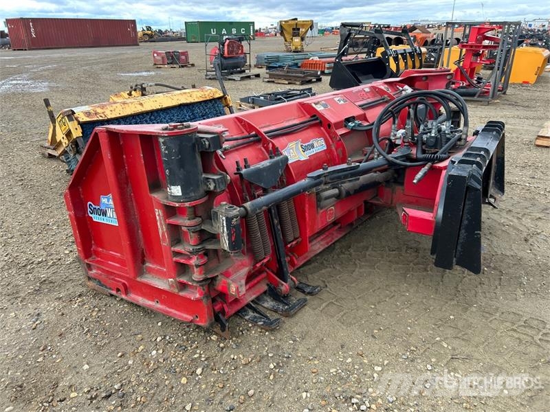 110 in Snow Wing Skid Steer Snow Pusher Snow blades and plows