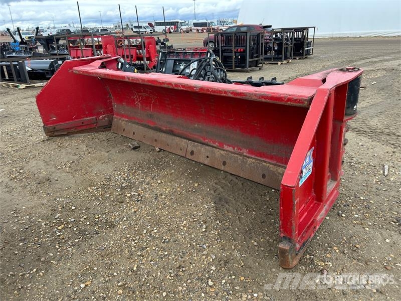 110 in Snow Wing Skid Steer Snow Pusher Snow blades and plows