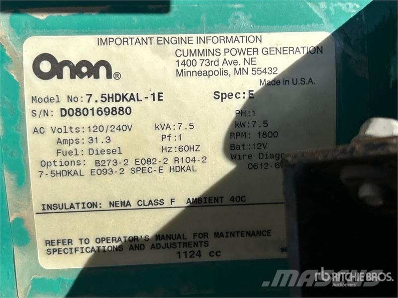 12.6 kW Generator Set Agregaty prądotwórcze Diesla