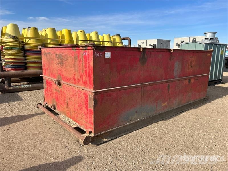 12 ft Skidded Oilfield Junk Bin Andre komponenter
