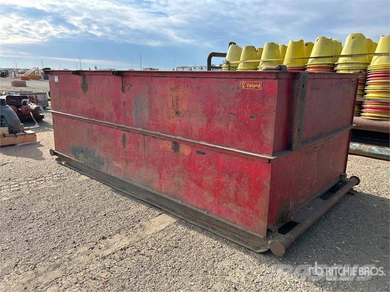 12 ft Skidded Oilfield Junk Bin Andre komponenter
