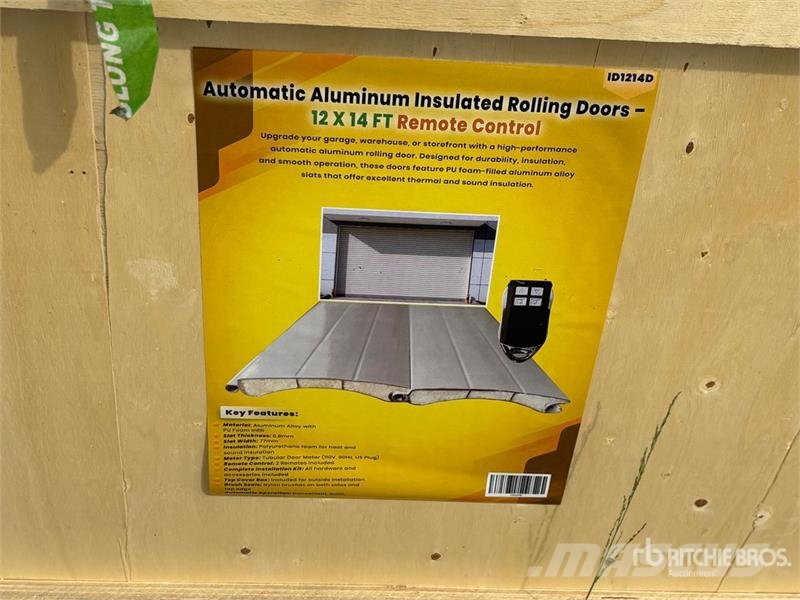 12 ft x 14 ft Insulated Aluminum Electric Automati Drugi deli