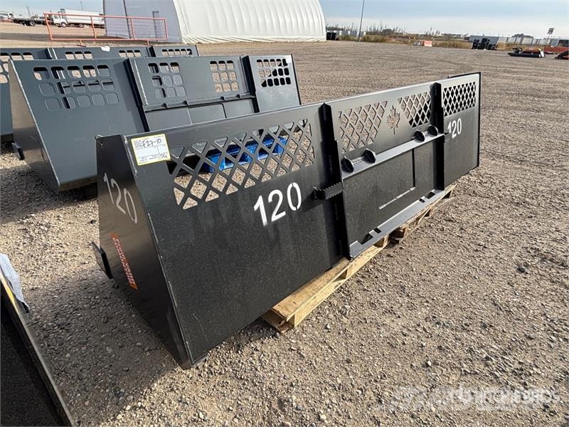 120 in Skid Steer Bucket Buckets