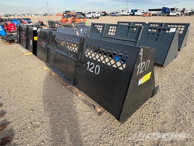 120 in Skid Steer Bucket Buckets