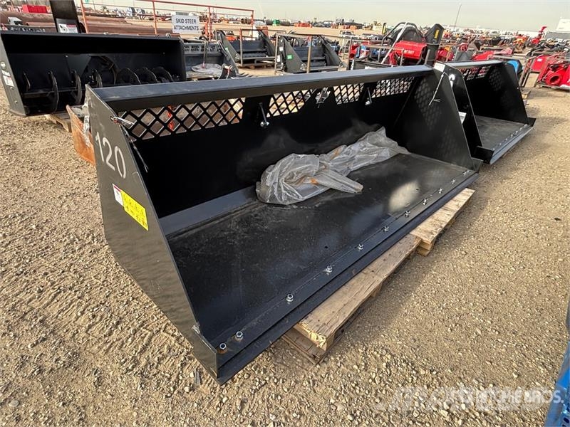 120 in Skid Steer Bucket Buckets