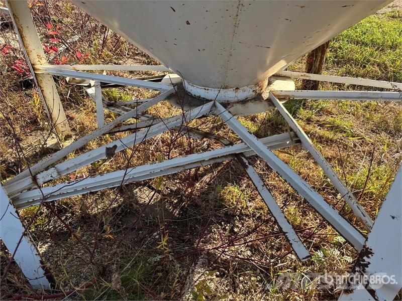 +/- 1200 bu Smooth Wall Hopper Grain Bin Stockage, conditionnement - Autres