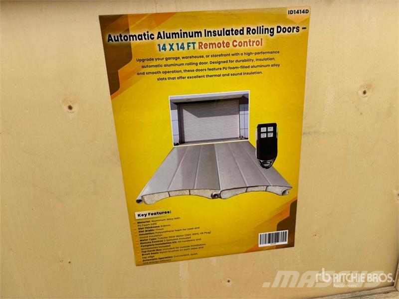 14 ft x ft Insulated Aluminum Electric Automatic Other components