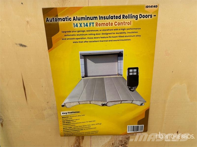 14 ft x ft Insulated Aluminum Electric Automatic Drugi deli