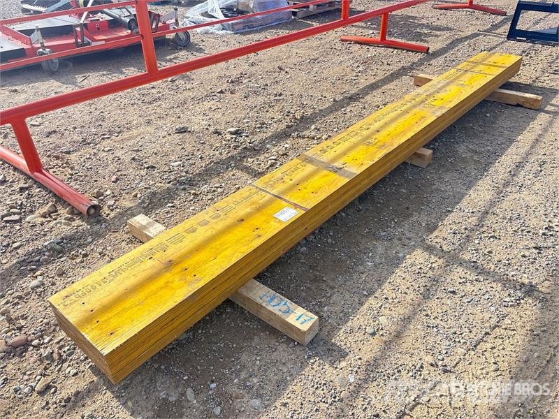 14 ft x in x 6 in Wood Header Gervės, keltuvai ir medžiagų kėlimo įranga