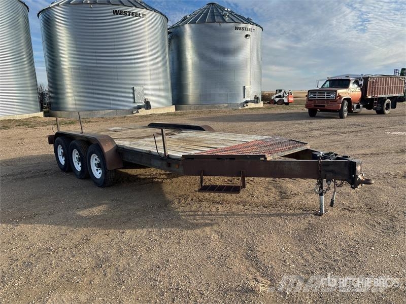 16 ft Tri/A Flatbed Trailer Прицепы-платформы/боковая разгрузка