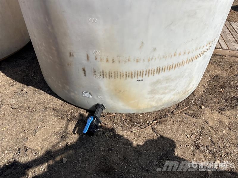  1750 gal Water Tank Fuel and additive tanks