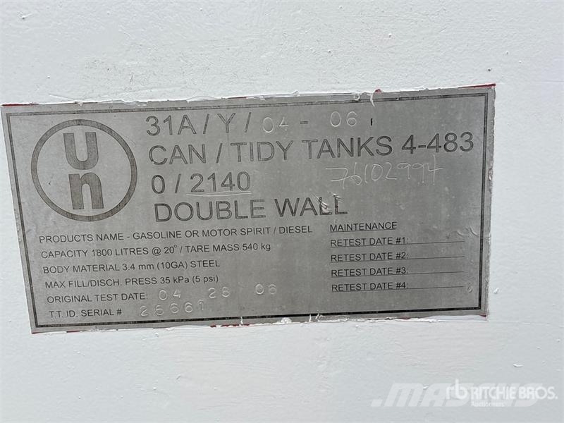 1800 L Steel Tidy Tanks Fuel Tank Kütusemahutid