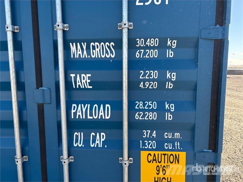 20 ft High Cube Storage Container Opbevaringscontainere