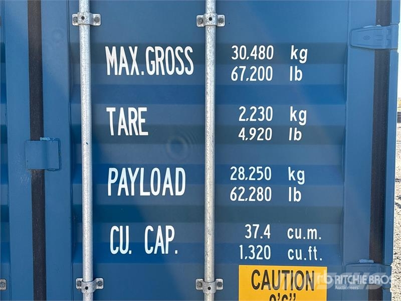 20 ft High Cube Storage Container Opbevaringscontainere