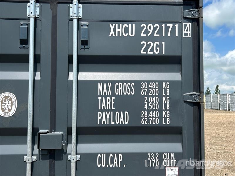 20 ft Standard Storage Container Varastokontit
