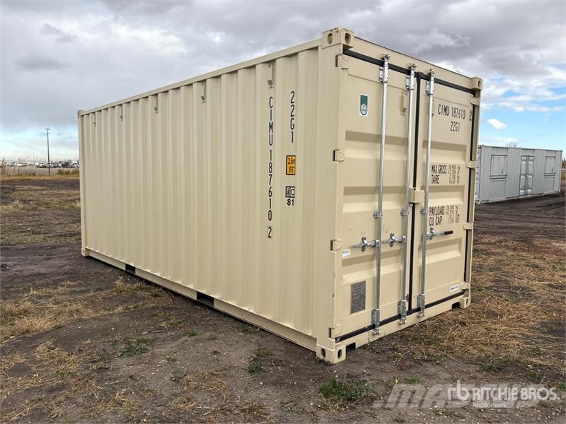 20 ft Standard Storage Container Uzglabāšanas konteineri