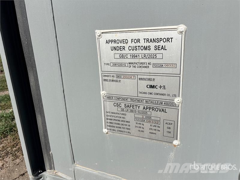  20 ft Standard Storage Container Soojakud