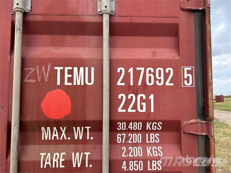  20 ft Standard Storage Container Varastokontit
