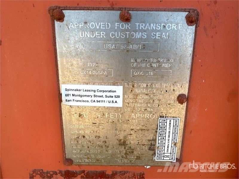  20 ft Standard Storage Container Varastokontit