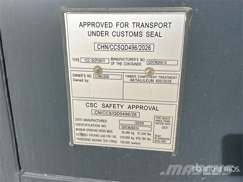 20 ft Standard Storage Container Soojakud