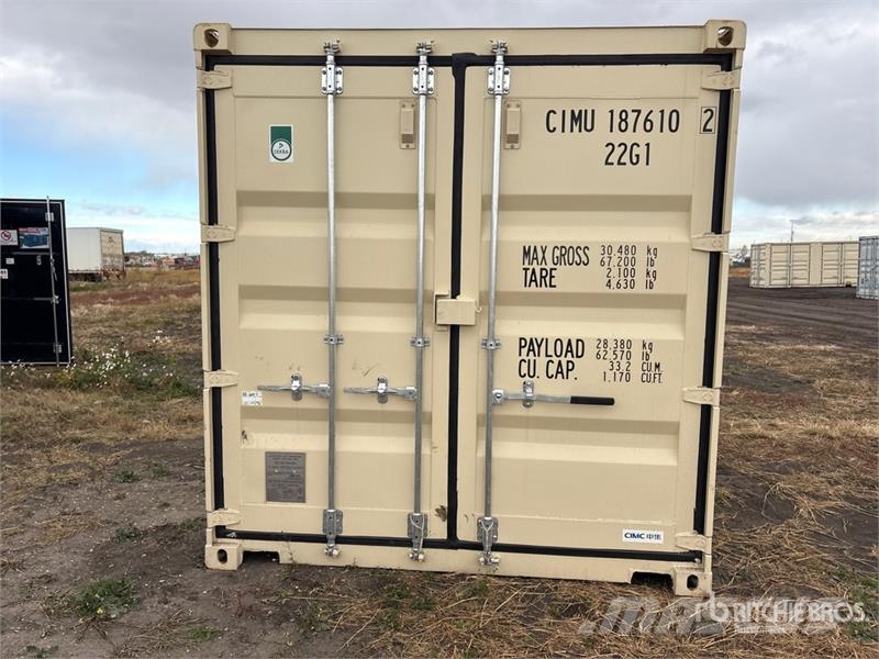 20 ft Standard Storage Container Uzglabāšanas konteineri