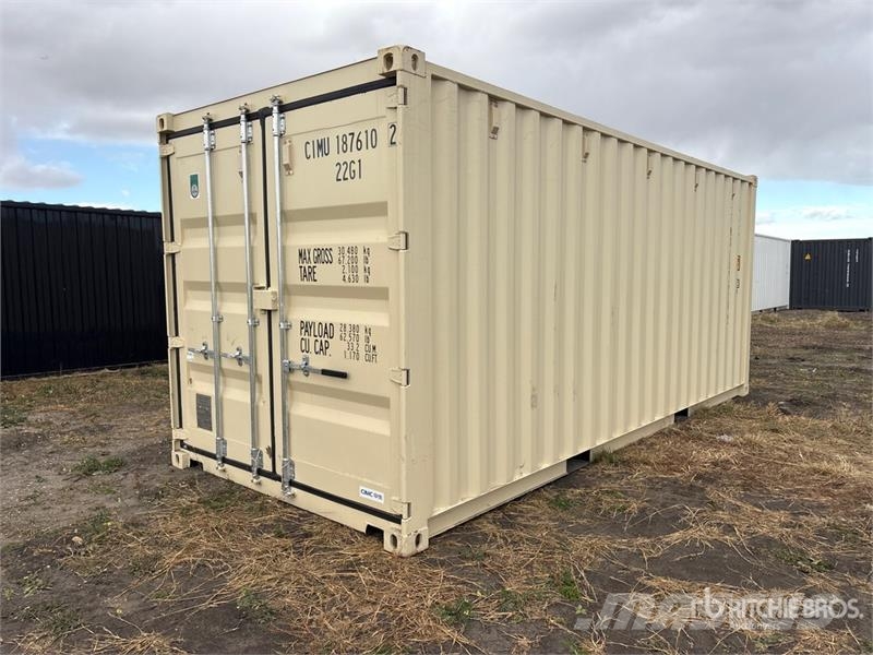 20 ft Standard Storage Container Uzglabāšanas konteineri