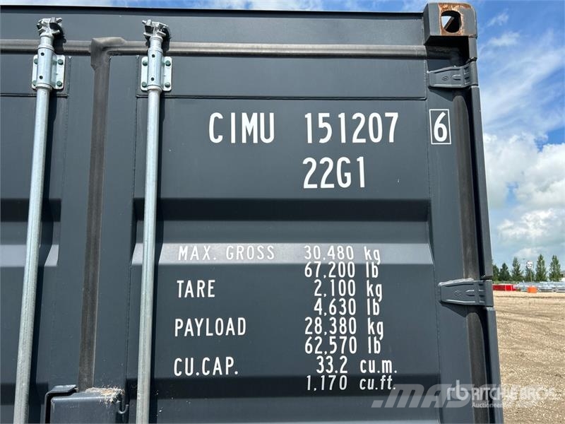 20 ft Standard Storage Container Varastokontit