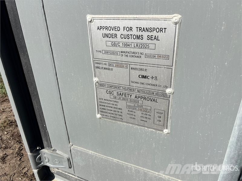 20 ft Standard Storage Container Kontenery magazynowe