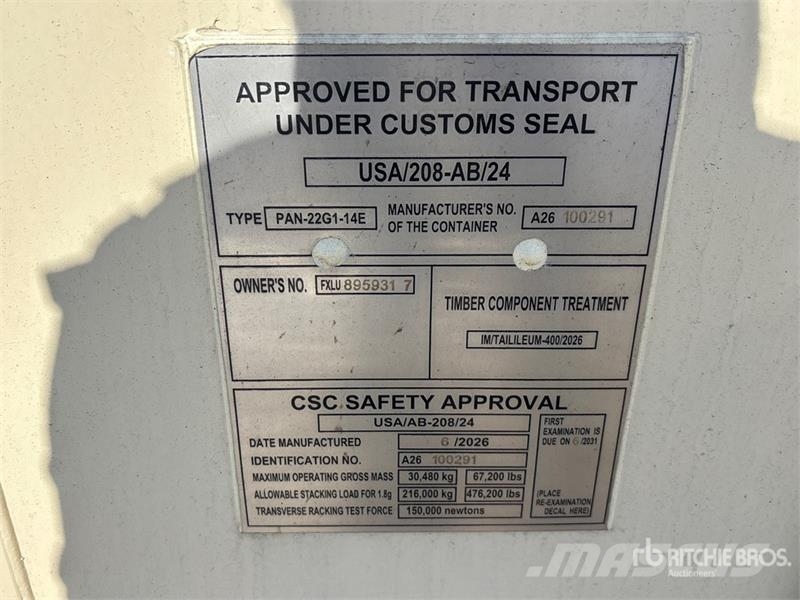 20 ft Standard Storage Container Container per immagazzinare