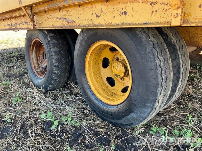 20 ft T/A Tilting Flatbed Trailer Vlakke laadvloer