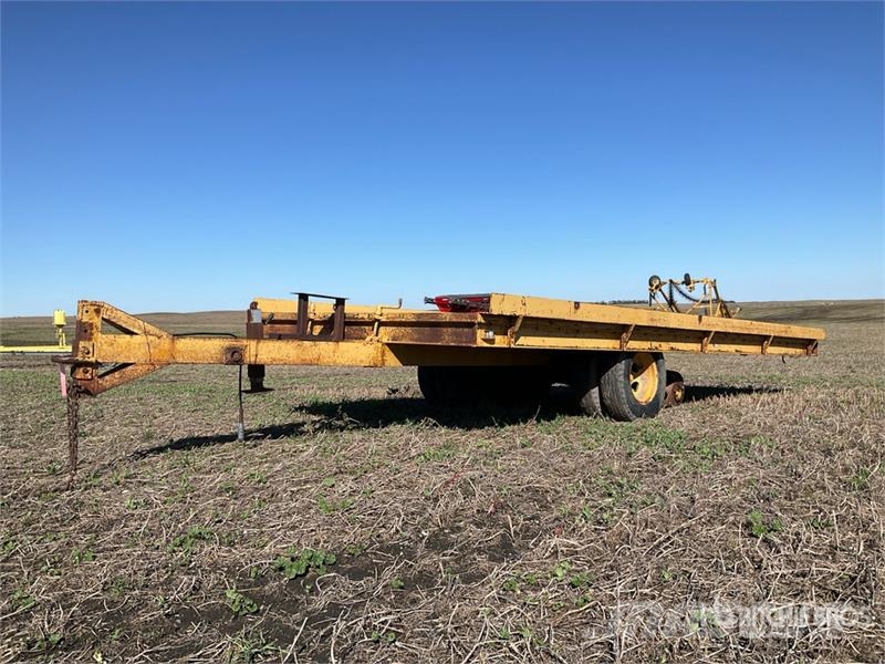 20 ft T/A Tilting Flatbed Trailer Vlakke laadvloer
