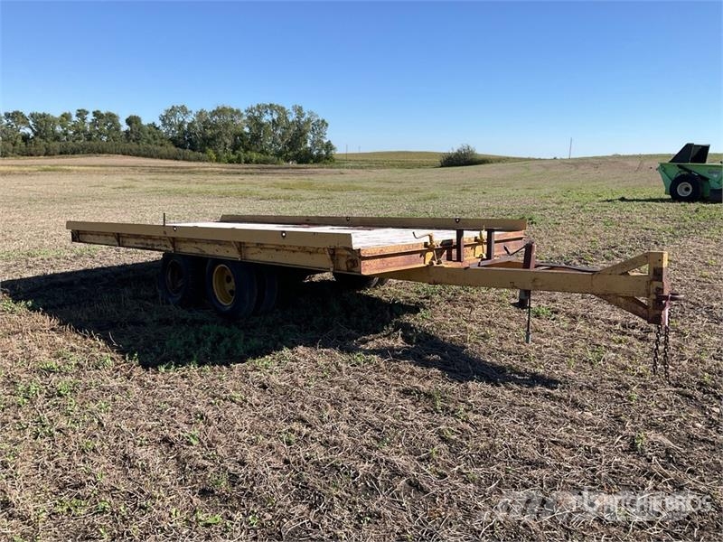 20 ft T/A Tilting Flatbed Trailer Vlakke laadvloer