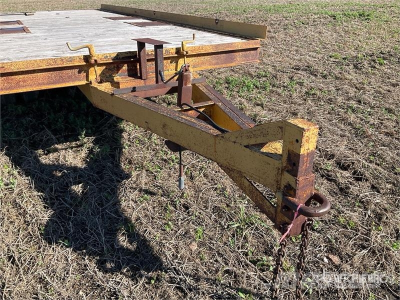 20 ft T/A Tilting Flatbed Trailer Vlakke laadvloer