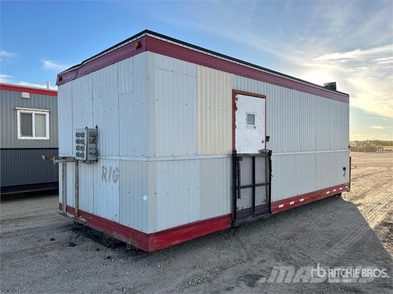 24 ft x 10 ft Skid-Mounted Shack Mobile Office Építőipar - Egyebek