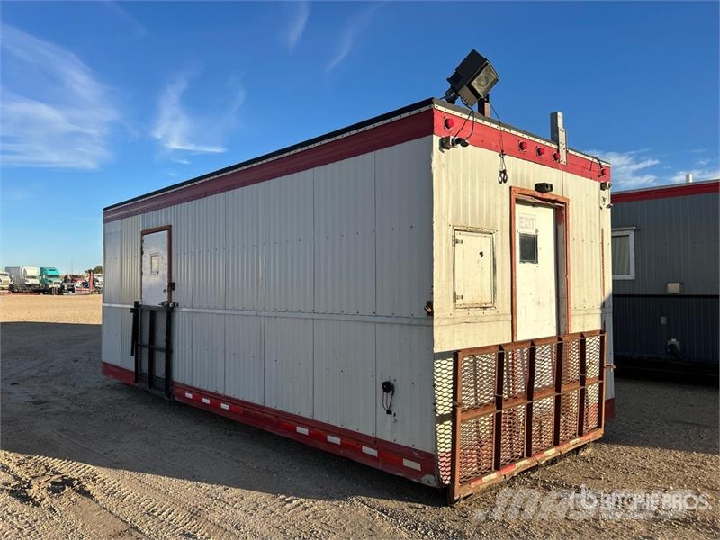 24 ft x 10 ft Skid-Mounted Shack Mobile Office Építőipar - Egyebek