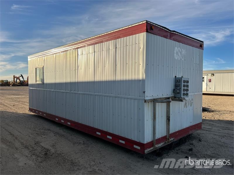 24 ft x 10 ft Skid-Mounted Shack Mobile Office Építőipar - Egyebek