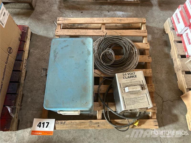 24 Volt Clarke Battery Charger, Alumimum Pipe, Air Egyéb alkatrészek
