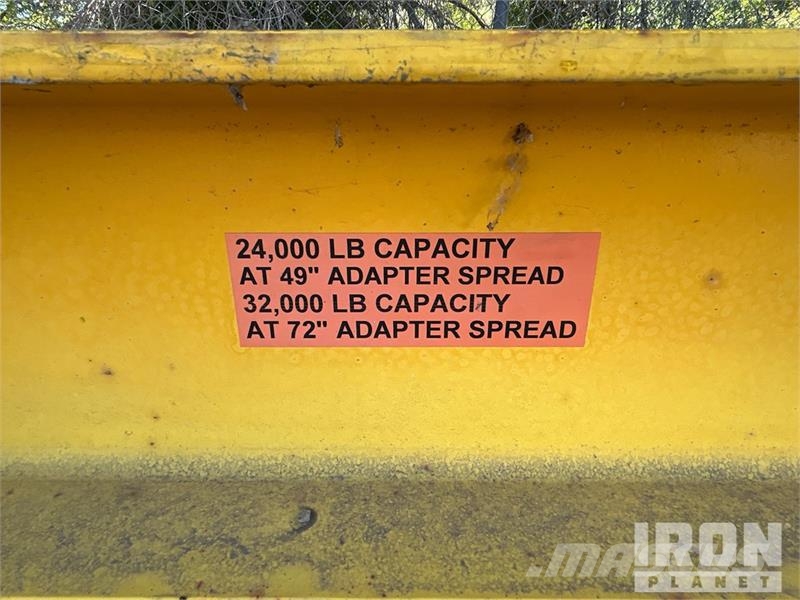 24000 Lbs Rotary Lift Yellow Metal Beams Other components