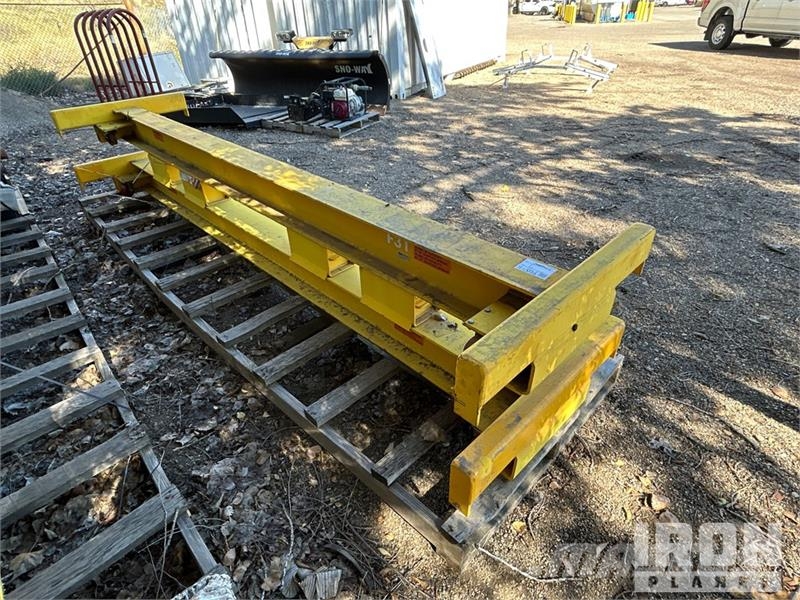 24000 Lbs Rotary Lift Yellow Metal Beams Other components
