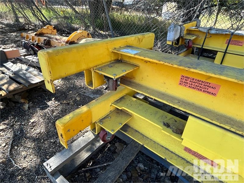 24000 Lbs Rotary Lift Yellow Metal Beams Other components