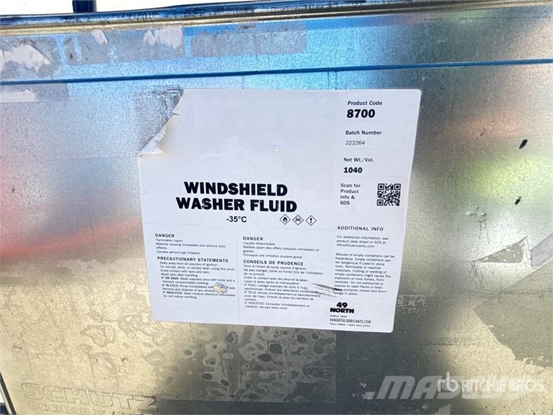 250 gal Skid Mounted Poly Washer Fluid Tank 연료 및 첨가제 탱크