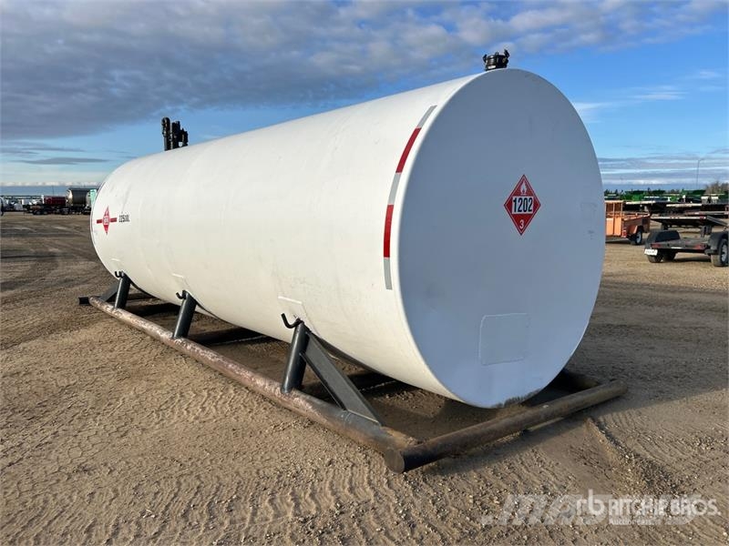  25000 L Skid Mounted Steel Fuel Tank Brændstof- og tilsætningstank.