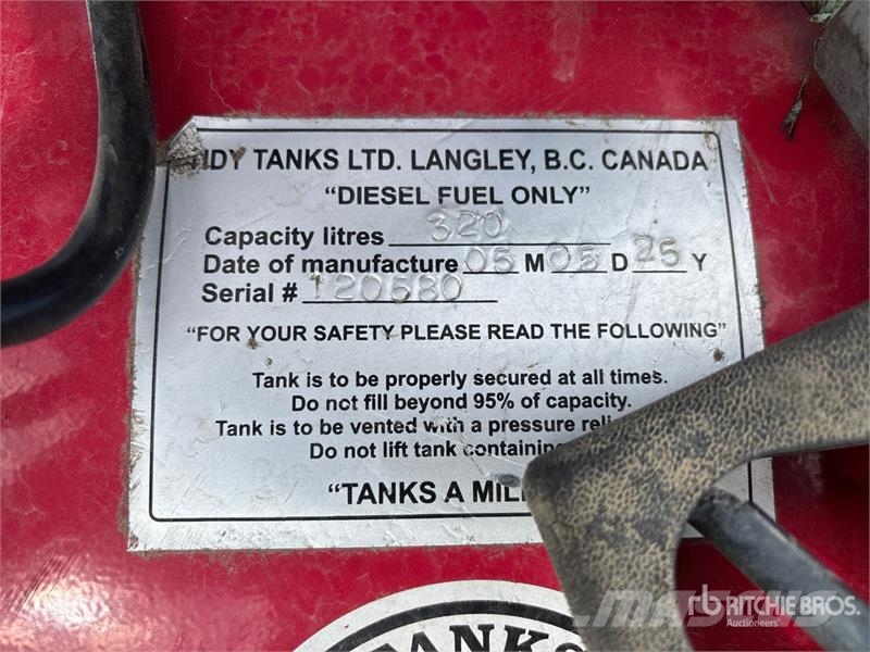 320 L Steel Gasoline Fuel Tank 燃料タンクと添加剤用タンク