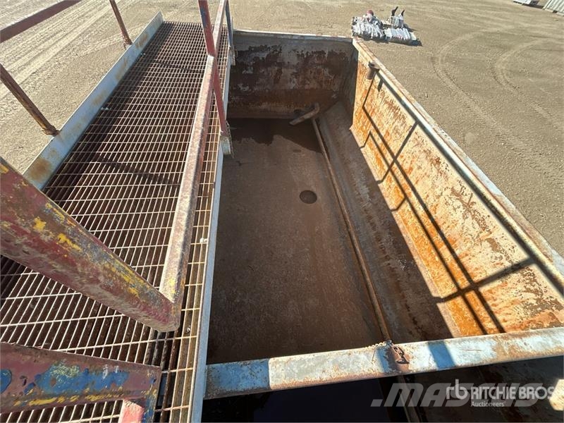 330 bbl Skid Mounted Steel Floc Tank 연료 및 첨가제 탱크