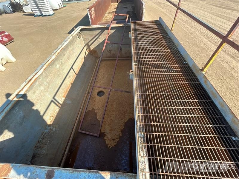 330 bbl Skid Mounted Steel Floc Tank 연료 및 첨가제 탱크