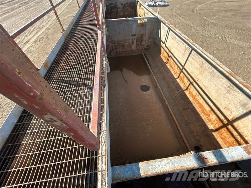 330 bbl Skid Mounted Steel Floc Tank 연료 및 첨가제 탱크