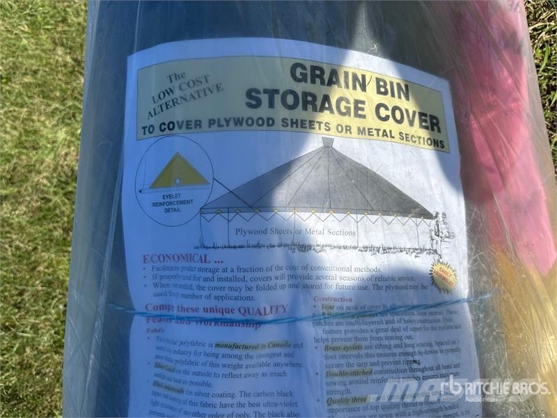  34 ft Grain Bin Storage Cover (Unused) مكونات أخرى