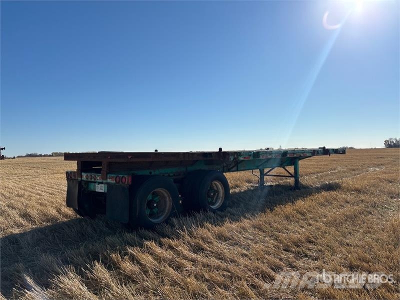  34 ft T/A Flatbed Trailer مقطوروات مسطحة/مفصلية الجوانب