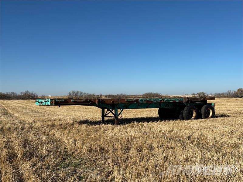  34 ft T/A Flatbed Trailer مقطوروات مسطحة/مفصلية الجوانب